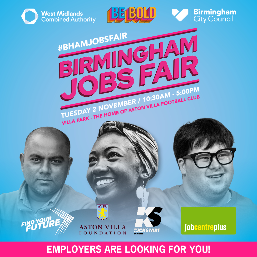 Birmingham Jobs Fair - Jobs Available On The Day! ⋆ Birmingham Times